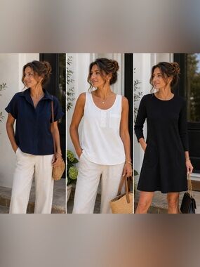 J McLaughlin Dress Banana republic Navy Top Jenni Kayne Size XS / Small LOT